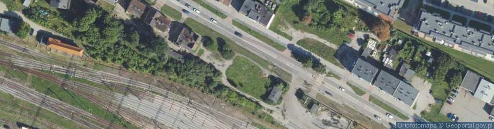 Zdjęcie satelitarne Przeds Handlowo Usługowe Eldo