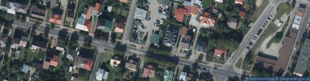 Zdjęcie satelitarne Przeds Handlowo Usługowe Gako Janusz Garbacz Czesława Garbacz