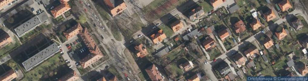 Zdjęcie satelitarne Przeds Handlowo Uslugowe Gama Benerat Kazimierz Steinert Henryk