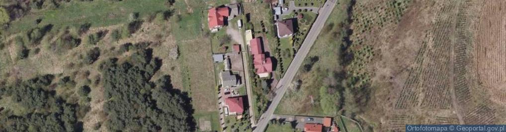 Zdjęcie satelitarne Przeds Handlowo Usługowe Kado Koczoń i Woszczyna P Wójcik J