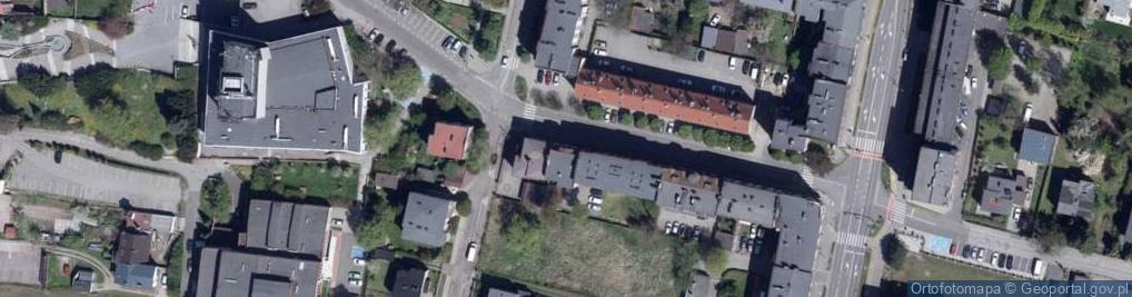 Zdjęcie satelitarne Przeds Handlowo Usługowe Logmar