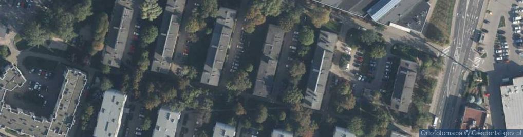 Zdjęcie satelitarne Przeds Handlowo Usługowe M i K Śliwa Ewa Kwiatkowska Małgorzata