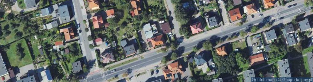 Zdjęcie satelitarne Przeds Handlowo Usługowe Moto Golik Marek Golik