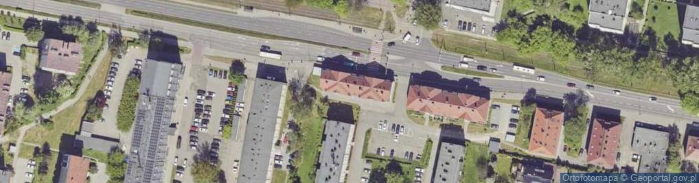 Zdjęcie satelitarne Przeds Handlowo Usługowe Sahat Sołtysik T Hałecka Sołtysik H