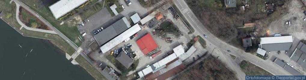 Zdjęcie satelitarne Przeds Handlowo Usługowe Sega II Gabruk Sewruk Skomudek