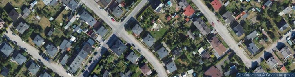 Zdjęcie satelitarne Przeds Handlowo Usługowe Temis