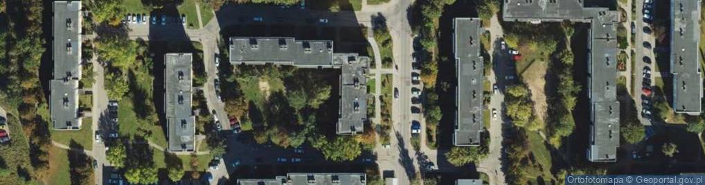 Zdjęcie satelitarne Przeds Handlowo Usługowe Trójka