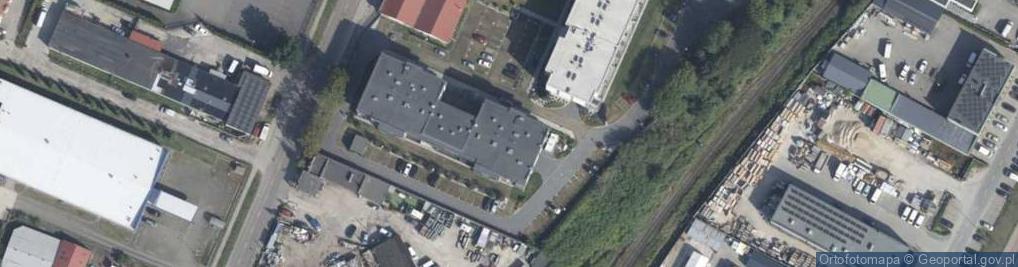 Zdjęcie satelitarne Przeds Handlowo Usługowe Tunmor Kozłowski Stanisław Rewiński Marek