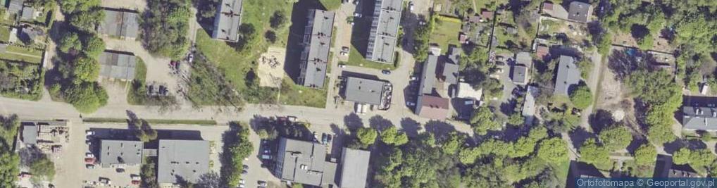 Zdjęcie satelitarne Przeds Handlowo Usługowe