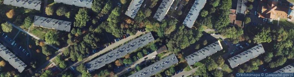 Zdjęcie satelitarne Przeds Obrotu Wyrobami Metalowymi Metalzbyt