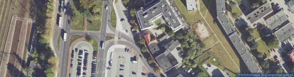 Zdjęcie satelitarne Przeds Prod Handl Usługowe Halogen Export Import