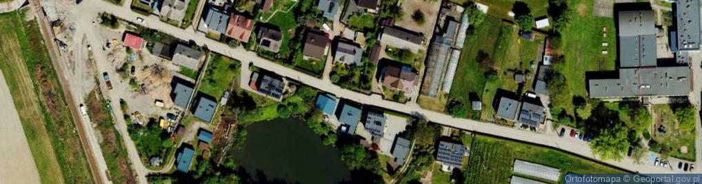 Zdjęcie satelitarne Przeds Prod Handlowo Usługowe Araj Pieczka Celina Pieczka Józef