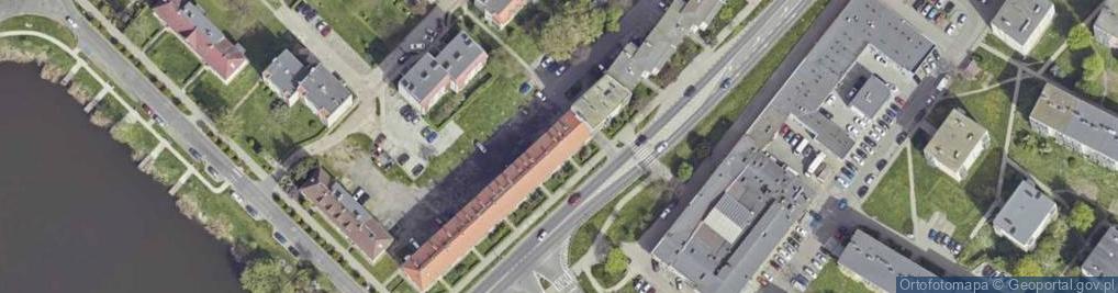 Zdjęcie satelitarne Przeds Prod Usługowo Handlowe M G Boguszewski Wiewiór