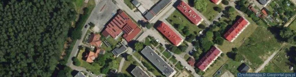 Zdjęcie satelitarne Przeds Produkc Handl Usług Turystyka Klimaszewska E Huczko B