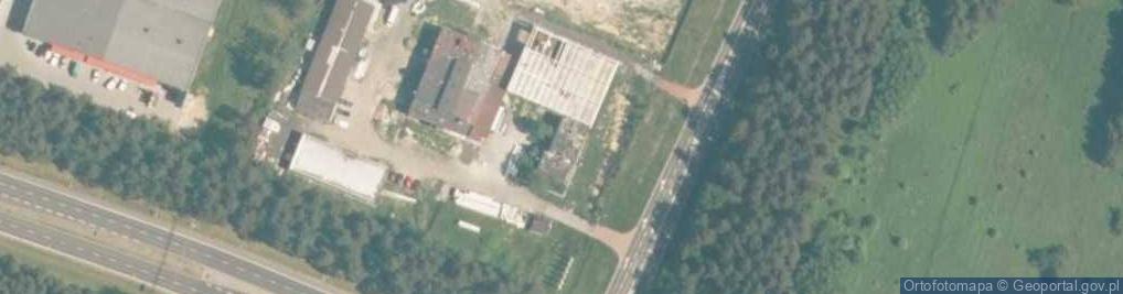 Zdjęcie satelitarne Przeds Produkcyjno Handlowe Danmar Żmudka Piotr Żmudka Marzena