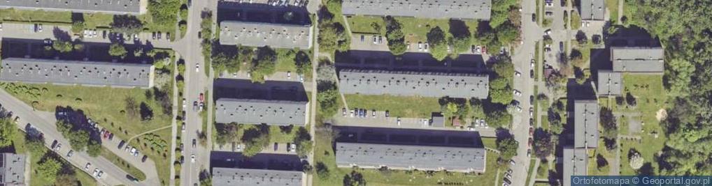 Zdjęcie satelitarne Przeds Produkcyjno Handlowo Usługowe Pach Pachelski z Grzegorek J