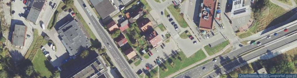 Zdjęcie satelitarne Przeds Produkcyjno Usługowo Handlowe Kobo Zbigniew Borowski Janina Borowska
