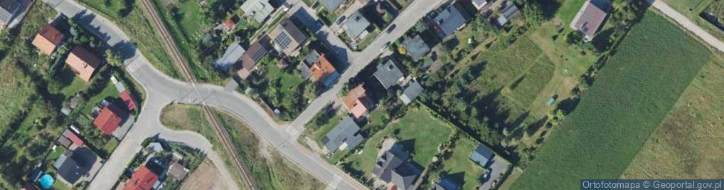 Zdjęcie satelitarne Przeds Produkcyjno Usługowo Handlowe