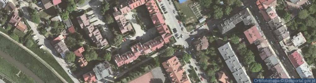 Zdjęcie satelitarne Przeds Projektowe Budownictwa Przemysłowego i Realizacji Inwestycji Pronex A Nowakowski K Nowakowska