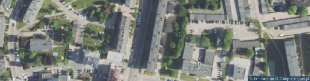 Zdjęcie satelitarne Przeds Usługowe Przechowalnictwo Archiwalne G Jończyk w Zawada