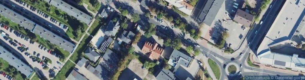 Zdjęcie satelitarne Przedsieb.Usług.-Hand.Pstrągowska-Oswald Iwona