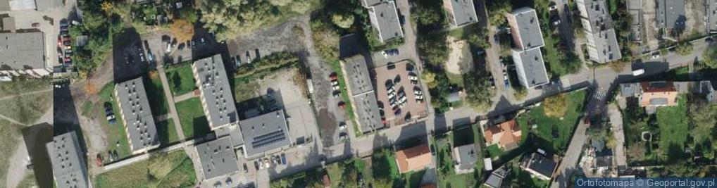 Zdjęcie satelitarne Przedsięb Usługowo Handlowe Projekt P Stolarski A Kozdraś w Cylc