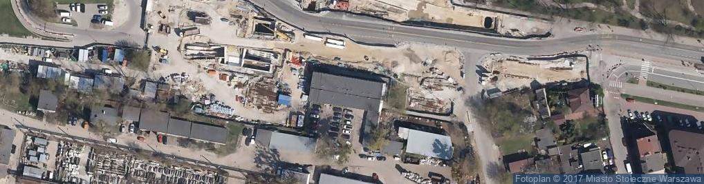 Zdjęcie satelitarne Przedsiębiorstwo Budownictwa Uprzemysłowionego Warszawa-Północ