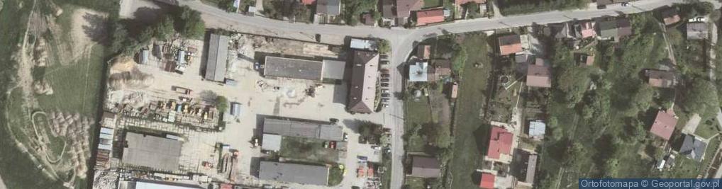 Zdjęcie satelitarne Przedsiębiorstwo Budownictwa Wodno Inżynieryjnego w Krakowie