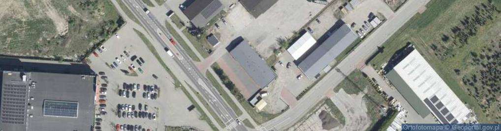 Zdjęcie satelitarne Przedsiębiorstwo Handlowe Amex