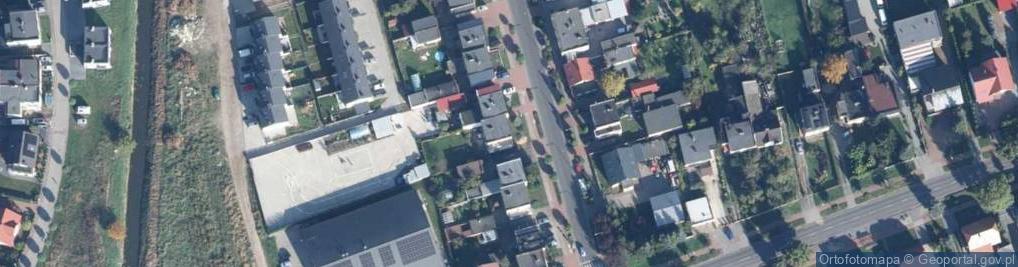 Zdjęcie satelitarne Przedsiębiorstwo Handlowe Ev Pol