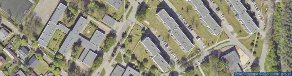 Zdjęcie satelitarne Przedsiębiorstwo Handlowe Omega Stal i Imiołek D Sowa