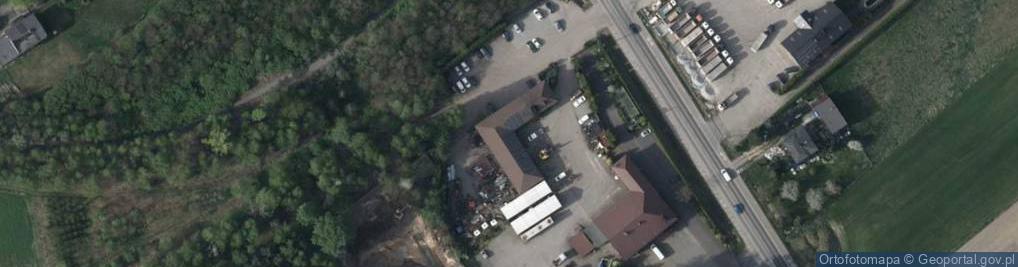 Zdjęcie satelitarne Przedsiębiorstwo Handlowo - Usługowe '''' Moto - Rem '''' Barbara Kula