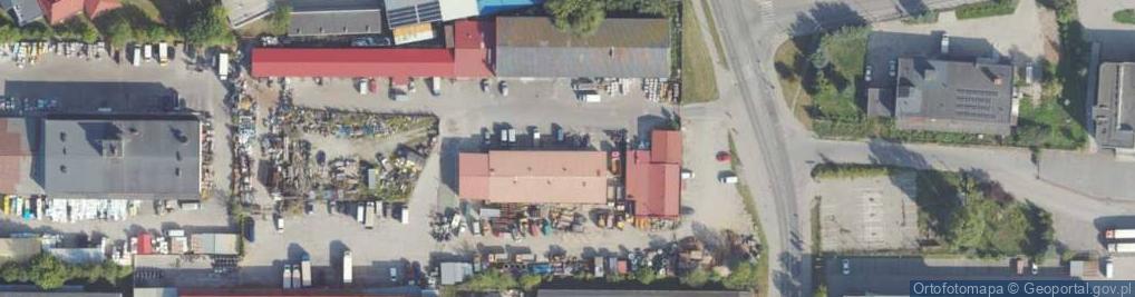Zdjęcie satelitarne Przedsiębiorstwo Handlowo Usługowe Armatex A J Bunda