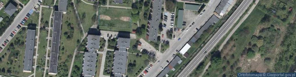 Zdjęcie satelitarne Przedsiębiorstwo Handlowo Usługowe Beskidy Tapek Robert Małota Wioletta