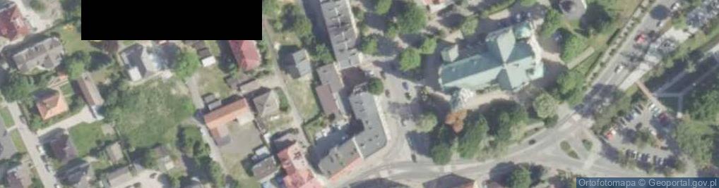 Zdjęcie satelitarne Przedsiębiorstwo Handlowo Usługowe Bławat Hurt Detal Export Import