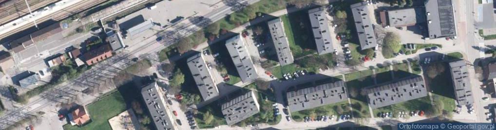 Zdjęcie satelitarne Przedsiębiorstwo Handlowo Usługowe Frodo Wojciech Gach Andrzej Przysiężniak