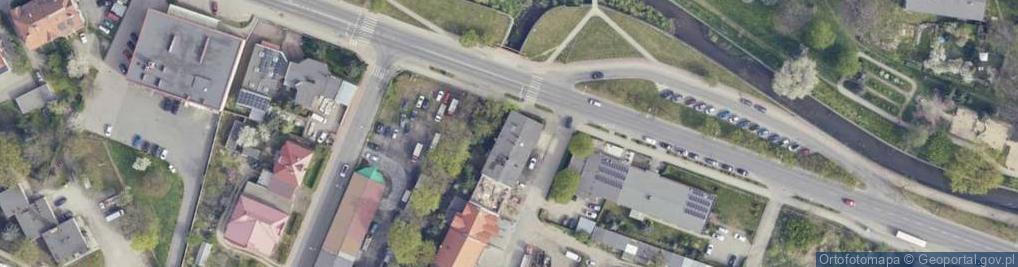 Zdjęcie satelitarne Przedsiębiorstwo Handlowo-Usługowe "Lakis" Łodej Andrzej