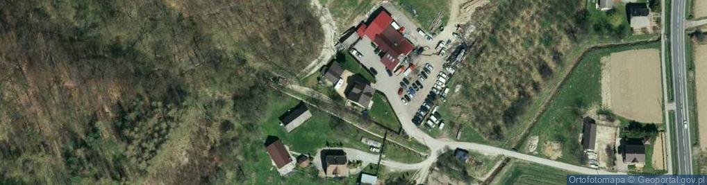 Zdjęcie satelitarne Przedsiębiorstwo Handlowo Usługowe M & B Pawlina M Pawlina B Pawlina