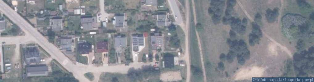 Zdjęcie satelitarne Przedsiębiorstwo Handlowo Usługowe Megi Ryszard Dłużeń 82-550 Prabuty ul.Chodkiewicza 43