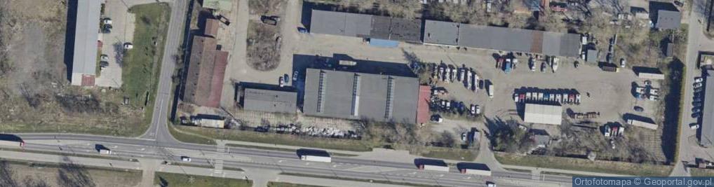 Zdjęcie satelitarne Przedsiębiorstwo Handlowo Usługowe Rutiere