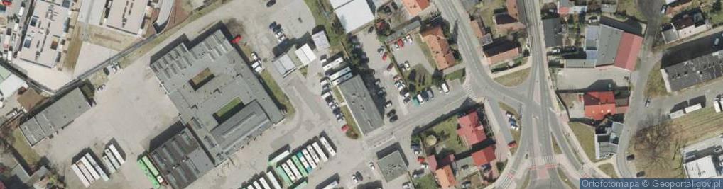 Zdjęcie satelitarne Przedsiębiorstwo Komunikacji Samochodowej Zielona Góra