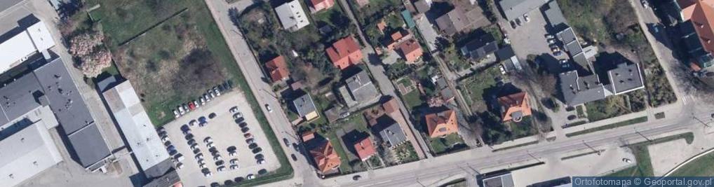Zdjęcie satelitarne Przedsiębiorstwo Produk Handlowe Piekarnia Hajduki Małżeństwo Srocka Barbara Srocki Andrzej