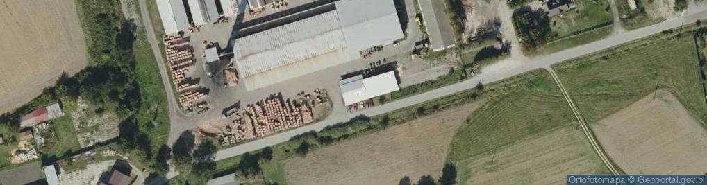 Zdjęcie satelitarne Przedsiębiorstwo Produkcji Materiałów Budowlanych, Handel , Export - Import Cekobr Kozioł Jarosław, Bryk Genowefa