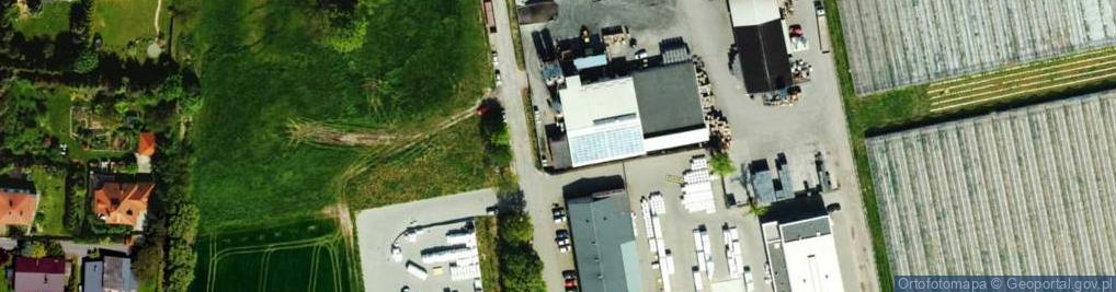 Zdjęcie satelitarne Przedsiębiorstwo Produkcyjno Handlowo Usługowe Larslin Rafał Sobieraj Barbara Sobieraj Adam Langer