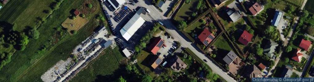 Zdjęcie satelitarne Przedsiębiorstwo Produkcyjno Usługowo Handlowe Alu Pols