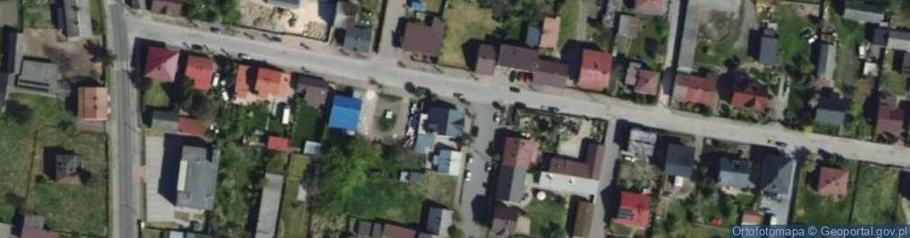 Zdjęcie satelitarne Przedsiębiorstwo Produkcyjno Usługowo Handlowe Handel Art Spożywczo Przemysłowymi Pośrednictwo Handlowe