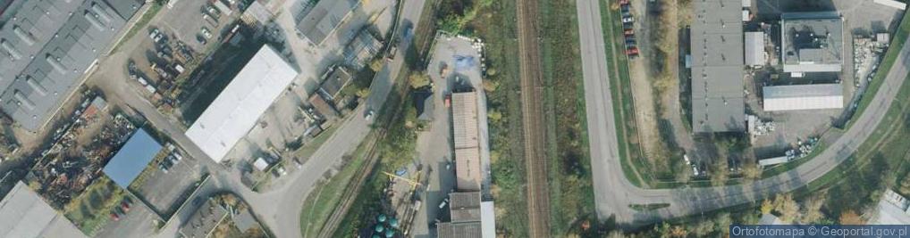 Zdjęcie satelitarne Przedsiębiorstwo Produkcyjno Usługowo Handlowe Łoż Hut w Likwidacji