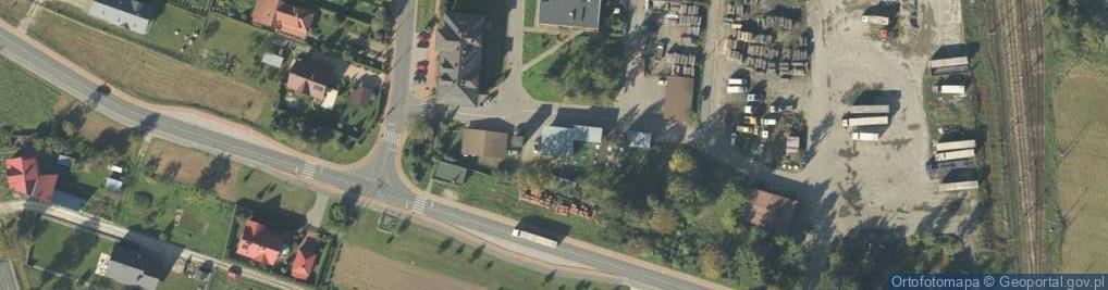 Zdjęcie satelitarne Przedsiębiorstwo Produkcyjno Usługowo Handlowe Sylwan J Bazielich A Piętka