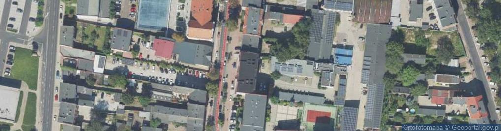 Zdjęcie satelitarne Przedsiębiorstwo Promax Zofia Fórmanek Okrój Wiesław Okrój