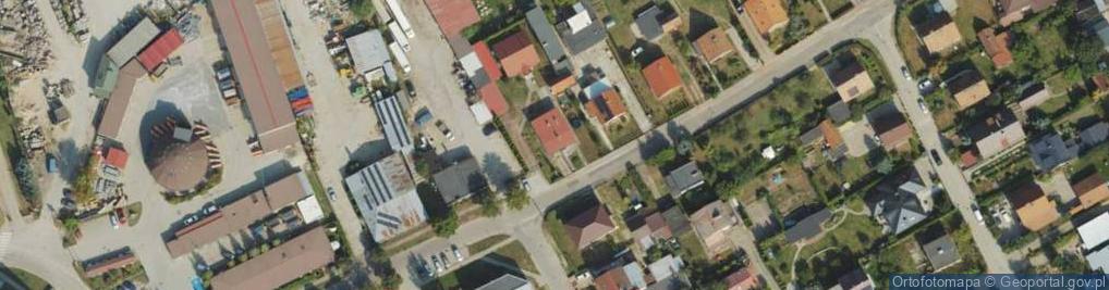 Zdjęcie satelitarne Przedsiębiorstwo Remontowo Budowlane w Ostródzie